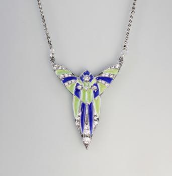 emailliertes Collier Swarovski