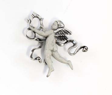 Jugendstil Brosche Putto