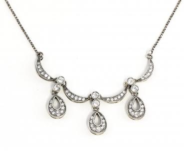 Jugendstil Collier Swarovski