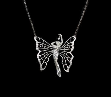 Collier Schmetterlings Frau Swarovski