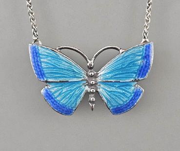 emailliertes Collier Schmetterling