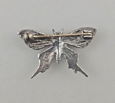 emaillierte Brosche Schmetterling