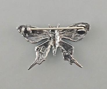 emaillierte Brosche Schmetterling