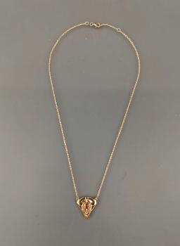 Collier Citrin Perle