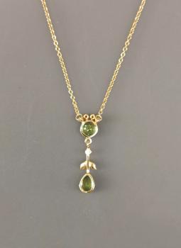 Collier Peridot Perle