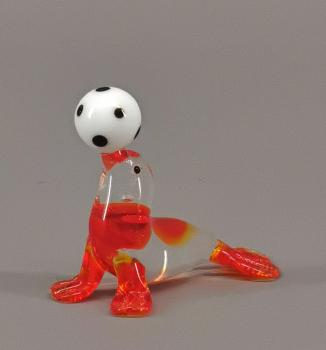 Seehund m. Ball rot 6cm