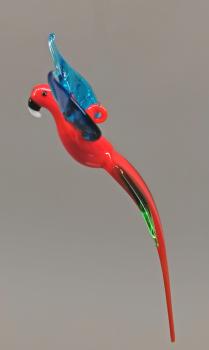 Papagei rot 10cm