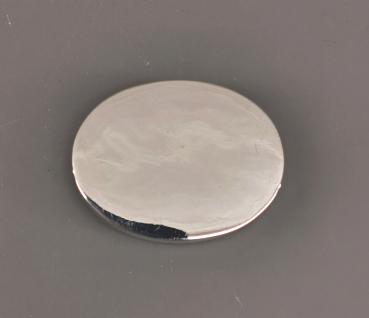 Pillendose oval graviert Doppelfach