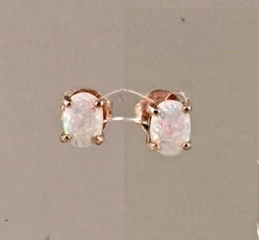 Opal Ohrringe Cabochon