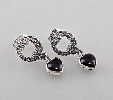 Onyx Ohrringe