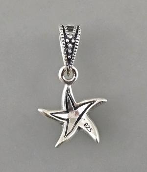 Markasiten Anhänger Seestern 1,3x2,3cm