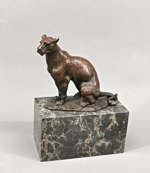 Bronze Skulptur Panther
