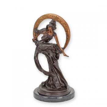 Bronze Skulptur Jungfrau der Künste