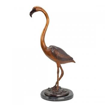 Bronze Skulptur Flamingo
