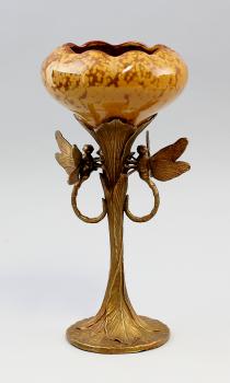 Jugendstil Tafelaufsatz Libelle