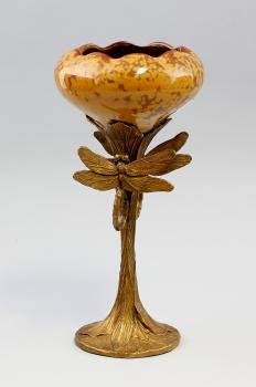 Jugendstil Tafelaufsatz Libelle