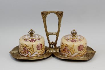 Konfitüren-Menage Jugendstil