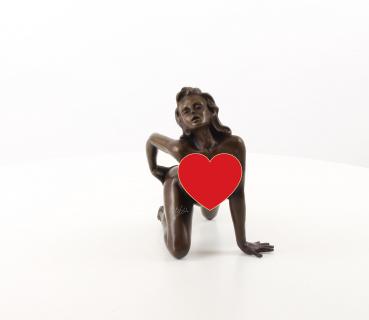 erotische Bronze Skulptur Akt