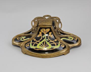 Tintenfass Schreibgarnitur Jugendstil