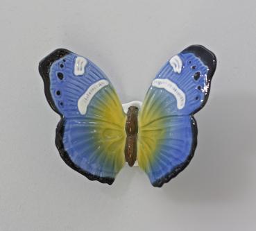 Schmetterling blau / gelb