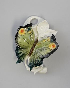 Wandvase Schmetterling grün