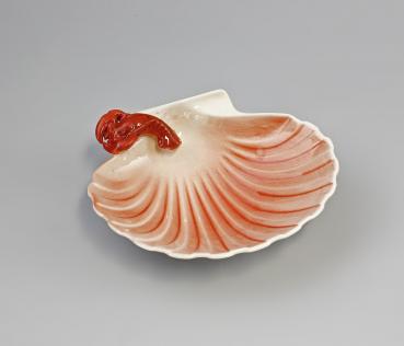 Muschelschale Hummer rot