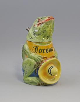 Figuren-Bierkrug Leguan Sombrero