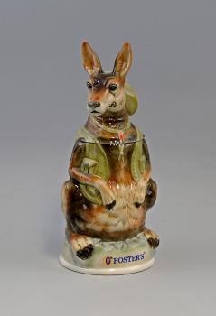 Figuren-Bierkrug "Foster‘s Känguruh"