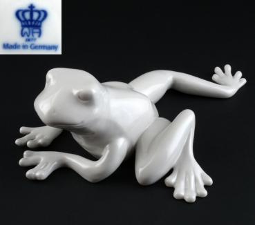 Frosch Fridolin weiss