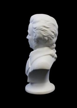 Büste Mozart Bisquitporzellan