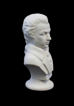 Büste Mozart Bisquitporzellan