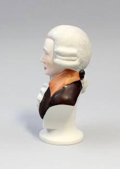 Büste Haydn Bisquitporzellan bemalt