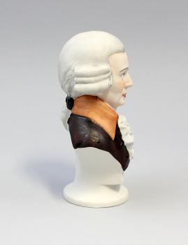 Büste Haydn Bisquitporzellan bemalt