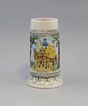 Bierkrug Postkutsche