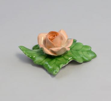 Tischblume Rose klein pfirsichfarben