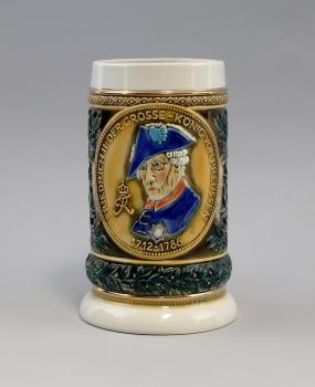 Bierkrug Alter Fritz / Friedrich II. 1 Liter