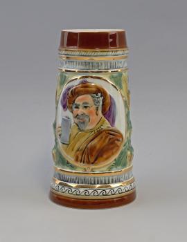 Bierkrug Edelmann gold 1 Liter