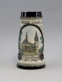 Bierkrug Schlosskirche Wittenberg 1 Liter