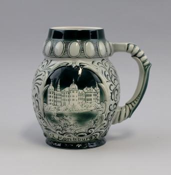 Bierkrug Moritzburg grau 1,5 Liter