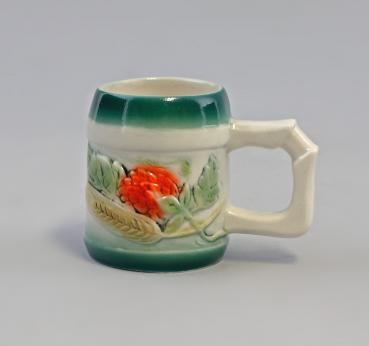 Schnapsglas Bierkrug grün