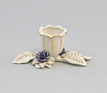 Leuchter Klein rose Kobalt gold