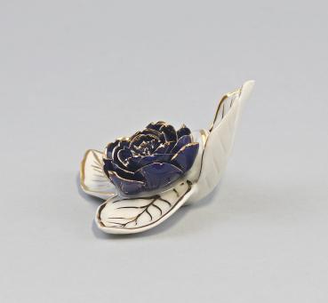 Rose Kobalt gold groß