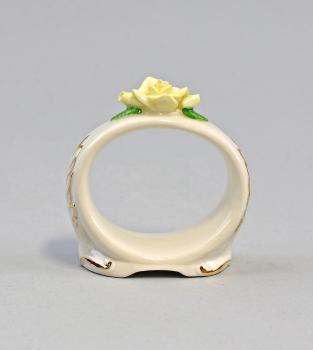 Serviettenring Rose gelb