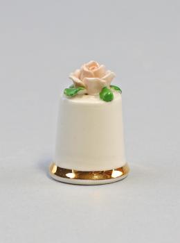 Fingerhut weiß Rose pfirsichfarben / grün