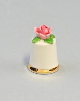 Fingerhut weiß Rose rosa / grün
