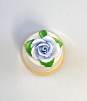 Fingerhut weiß Rose hellblau / grün