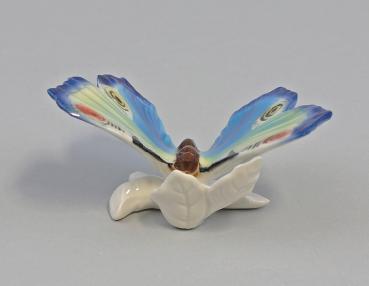 Schmetterling Sockel blau