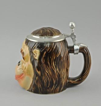 Bierkrug Affe