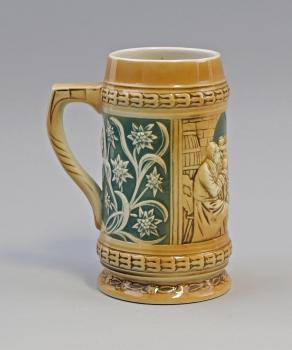 Bierkrug Trinkszene Sitzendorf 0,7 Liter