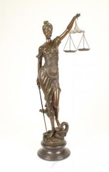 Bronze Skulptur Justitia